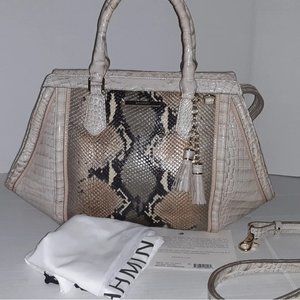 Brahmin Arden Satchel Pumice Elbaz Shoulder Bag. Handbag